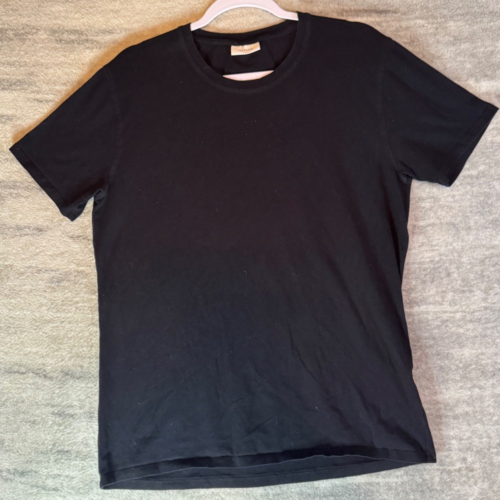 Labfresh Mens Black Performance Crew Neck T-Shirt Size L Stain Odor Resistant